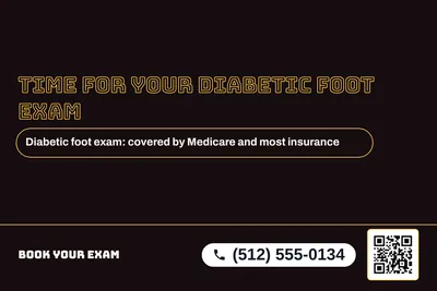 Neon night · Offer Menu: Time For Your Diabetic Foot Exam