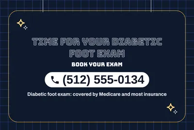 Neon night · Phone Billboard: Time For Your Diabetic Foot Exam