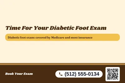 Retro 70s · Offer Menu: Time For Your Diabetic Foot Exam