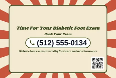 Retro 70s · Phone Billboard: Time For Your Diabetic Foot Exam