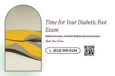 Soft watercolour · Checklist: Time For Your Diabetic Foot Exam