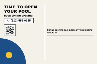Bauhaus · Checklist: Time To Open Your Pool