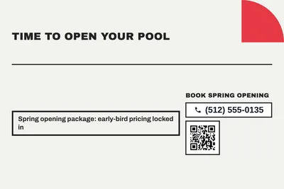 Bauhaus · Coupon: Time To Open Your Pool