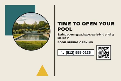 Bauhaus · Photo Frame: Time To Open Your Pool