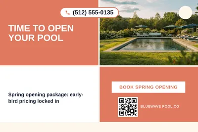 Bold Color Block · Checkerboard: Time To Open Your Pool