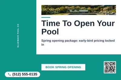 Bold Color Block · L-Shape Block: Time To Open Your Pool