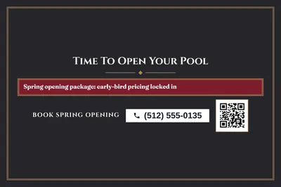 Classic · Offer Menu: Time To Open Your Pool