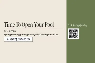 Contemporary · Checklist: Time To Open Your Pool