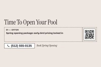 Contemporary · Coupon: Time To Open Your Pool
