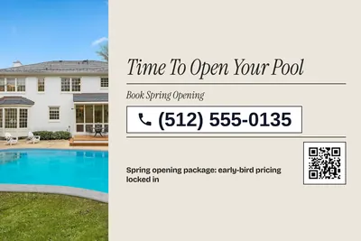 Contemporary · Phone Billboard: Time To Open Your Pool