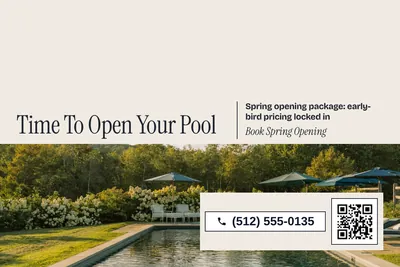 Contemporary · Split: Time To Open Your Pool