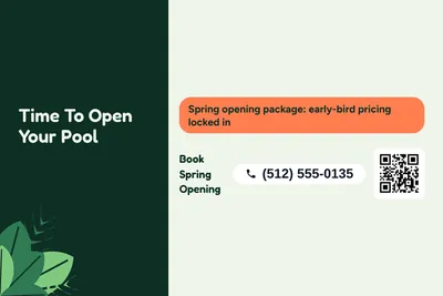 Jungle · Offer Menu: Time To Open Your Pool