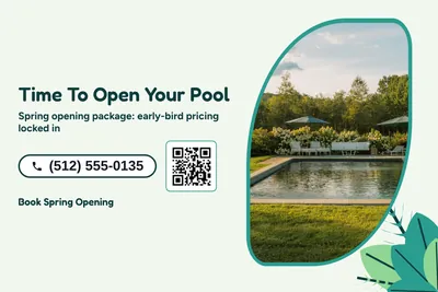 Jungle · Photo Frame: Time To Open Your Pool