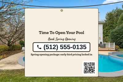 Kraft and stamp · Phone Billboard: Time To Open Your Pool
