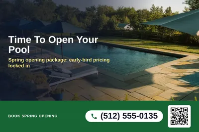 Local Offer · Photo Overlay: Time To Open Your Pool