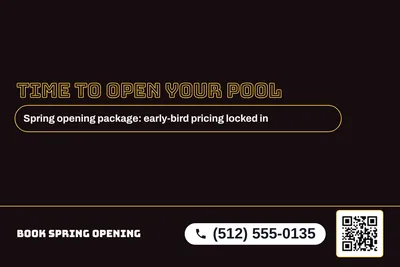 Neon night · Offer Menu: Time To Open Your Pool