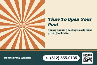 Retro 70s · Big Offer: Time To Open Your Pool