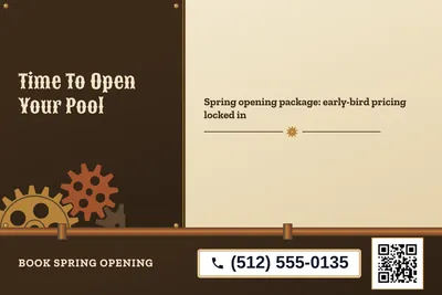 Steampunk · Checklist: Time To Open Your Pool