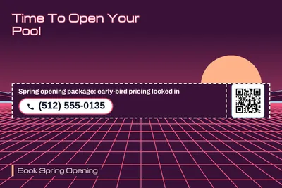 Synthwave · Coupon: Time To Open Your Pool
