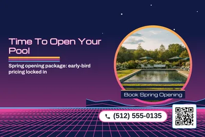Synthwave · Photo Frame: Time To Open Your Pool