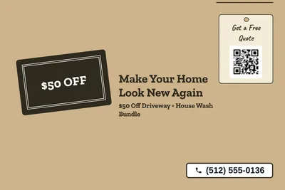 Kraft and stamp · Big Offer: Make Your Home Look New Again