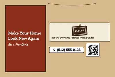 Kraft and stamp · Offer Menu: Make Your Home Look New Again