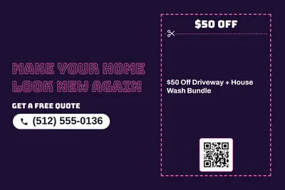 Neon night · Coupon: Make Your Home Look New Again