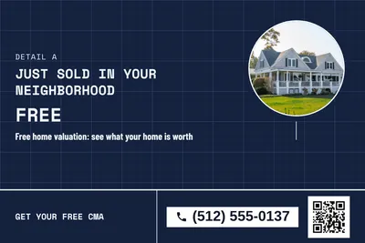 Blueprint · Photo Frame: Just Sold in Your Neighborhood