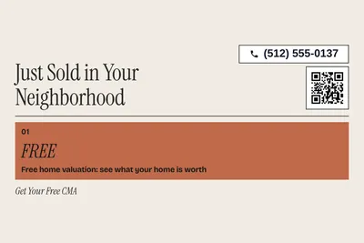 Contemporary · Offer Menu: Just Sold in Your Neighborhood