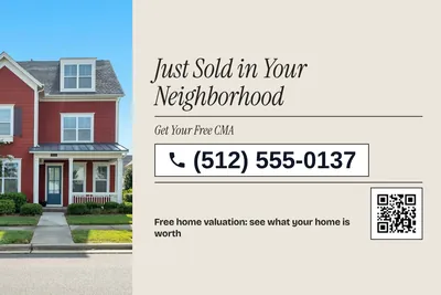 Contemporary · Phone Billboard: Just Sold in Your Neighborhood