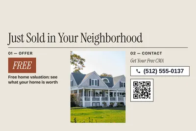 Contemporary · Photo Frame: Just Sold in Your Neighborhood