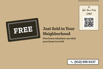 Kraft and stamp · Big Offer: Just Sold in Your Neighborhood