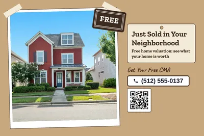 Kraft and stamp · Photo Hero: Just Sold in Your Neighborhood