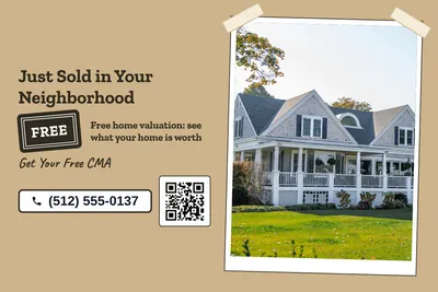 Kraft and stamp · Split: Just Sold in Your Neighborhood