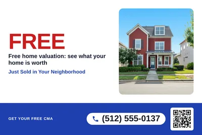 Local Offer · Big Offer: Just Sold in Your Neighborhood