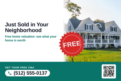 Local Offer · Seal and Photo: Just Sold in Your Neighborhood