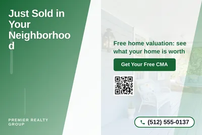 Modern Gradient · Diagonal Split: Just Sold in Your Neighborhood