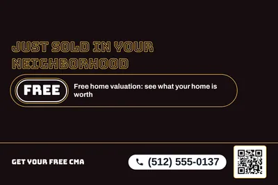 Neon night · Offer Menu: Just Sold in Your Neighborhood