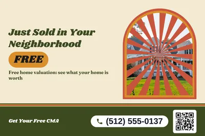 Retro 70s · Photo Frame: Just Sold in Your Neighborhood