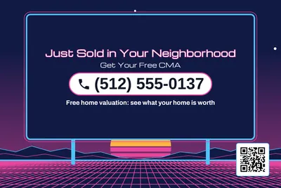 Synthwave · Phone Billboard: Just Sold in Your Neighborhood