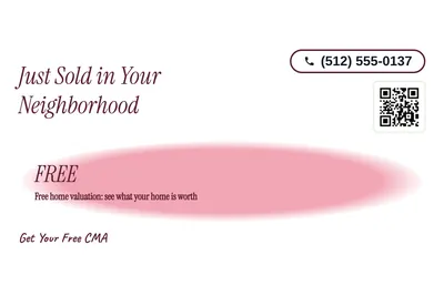 Soft watercolour · Offer Menu: Just Sold in Your Neighborhood