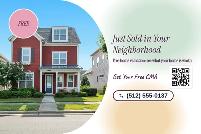 Soft watercolour · Photo Hero: Just Sold in Your Neighborhood