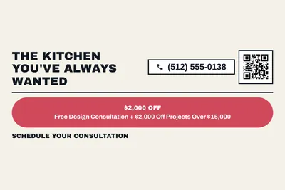 Bauhaus · Offer Menu: The Kitchen You've Always Wanted