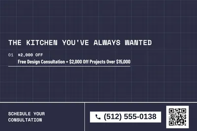Blueprint · Offer Menu: The Kitchen You've Always Wanted