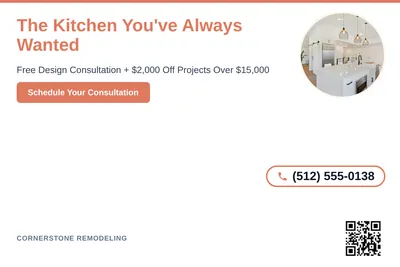 Clean Photo · Circle Photo Accent: The Kitchen You've Always Wanted
