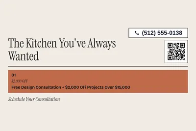 Contemporary · Offer Menu: The Kitchen You've Always Wanted