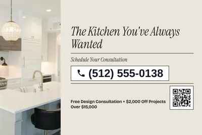 Contemporary · Phone Billboard: The Kitchen You've Always Wanted