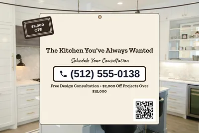 Kraft and stamp · Phone Billboard: The Kitchen You've Always Wanted
