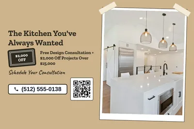 Kraft and stamp · Split: The Kitchen You've Always Wanted