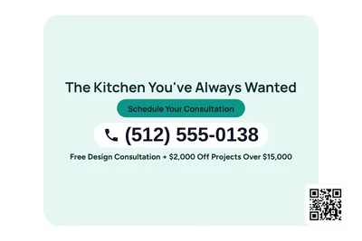 Modern · Phone Billboard: The Kitchen You've Always Wanted
